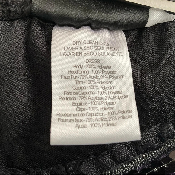 Dream Girl Dress Halloween Sz S Black Crush Velvet Whimsigoth Grunge Witch - Picture 9 of 9